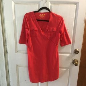 Lole red tunic/dress sz M NWT